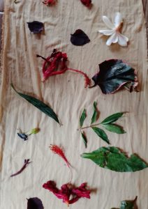 Beberapa teknik membuat desain kain berbasis warna dan bahan natural