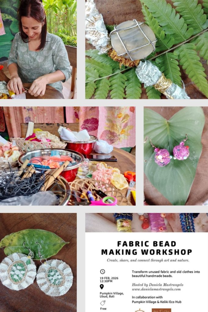 FABRIC BEAD MAKING WORKSHOP